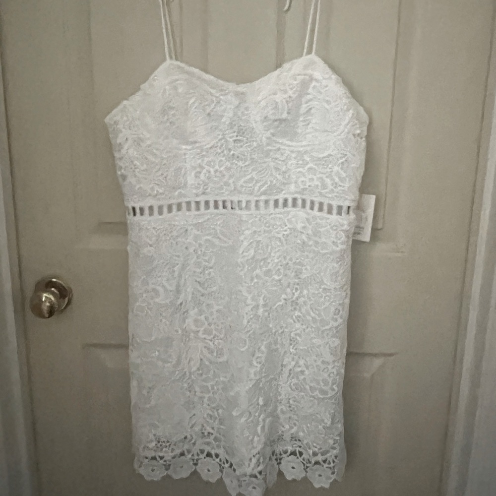 NWT white lace dress